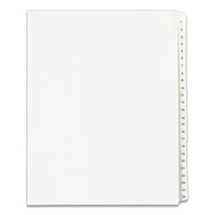 Buy Legal Ring Binder Index Divider Collated Sets, Allstate Style, Helvetica Regular