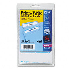 Buy Avery Permanent Self-Adhesive Print or Write File Folder Labels on 4 x 6 Sheets