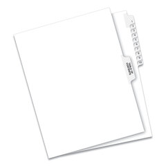 Buy Legal Ring Binder Index Divider Collated Sets, Avery Style, Helvetica Bold