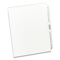 Buy Legal Ring Binder Index Divider Collated Sets, Avery Style, Helvetica Bold