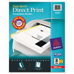 Avery&reg; Direct Print&reg; Unpunched Presentation Dividers