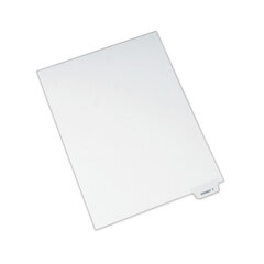 Preprinted Legal Exhibit Bottom Tab Index Dividers, Avery� Style, Helvetica Bold Individual Letters
