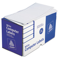Dot Matrix Printer White Mailing Labels