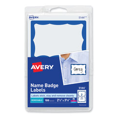 Buy Print or Write Self-Adhesive Name Badges