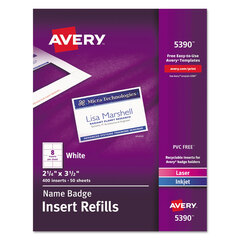 Buy Additional White Laser Inserts for Badge Holders