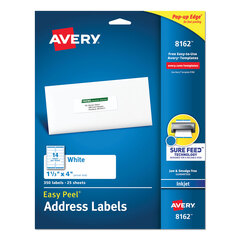 Ink Jet White Mailing Labels