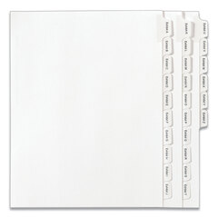 Buy Legal Ring Binder Index Divider Collated Sets, Allstate Style, Helvetica Regular
