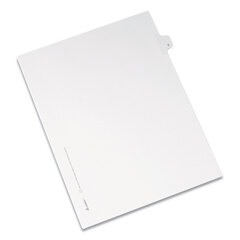 Preprinted Legal Index Dividers, Allstate� Style, Helvetica Regular Individual Letters