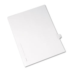 Buy Preprinted Legal Exhibit Index Dividers, Allstate Style, Helvetica Regular Individual Numbers