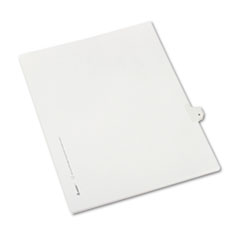Buy Preprinted Legal Exhibit Index Dividers, Allstate Style, Helvetica Regular Individual Numbers