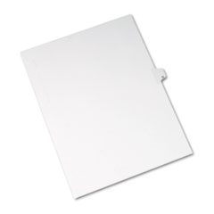 Buy Preprinted Legal Exhibit Index Dividers, Allstate Style, Helvetica Regular Individual Numbers