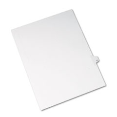 Buy Preprinted Legal Exhibit Index Dividers, Allstate Style, Helvetica Regular Individual Numbers