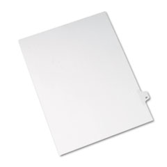 Buy Preprinted Legal Exhibit Index Dividers, Allstate Style, Helvetica Regular Individual Numbers