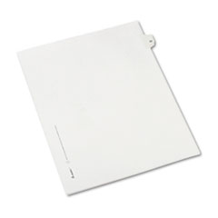 Buy Preprinted Legal Exhibit Index Dividers, Allstate Style, Helvetica Regular Individual Numbers