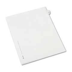 Buy Preprinted Legal Exhibit Index Dividers, Allstate Style, Helvetica Regular Individual Numbers