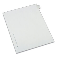 Buy Preprinted Legal Exhibit Index Dividers, Allstate Style, Helvetica Regular Individual Numbers