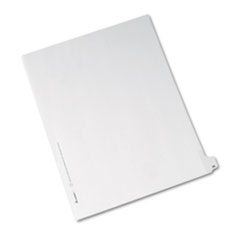 Buy Preprinted Legal Exhibit Index Dividers, Allstate Style, Helvetica Regular Individual Numbers