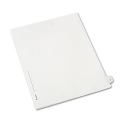 Buy Preprinted Legal Exhibit Index Dividers, Allstate Style, Helvetica Regular Individual Numbers