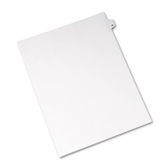 Buy Preprinted Legal Exhibit Index Dividers, Allstate Style, Helvetica Regular Individual Numbers