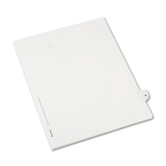 Buy Preprinted Legal Exhibit Index Dividers, Allstate Style, Helvetica Regular Individual Numbers
