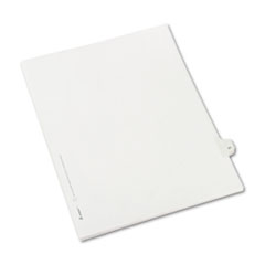 Buy Preprinted Legal Exhibit Index Dividers, Allstate Style, Helvetica Regular Individual Numbers