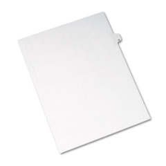 Buy Preprinted Legal Exhibit Index Dividers, Allstate Style, Helvetica Regular Individual Numbers