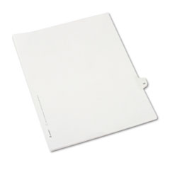 Buy Preprinted Legal Exhibit Index Dividers, Allstate Style, Helvetica Regular Individual Numbers