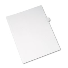 Buy Preprinted Legal Exhibit Index Dividers, Allstate Style, Helvetica Regular Individual Numbers