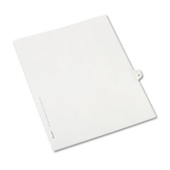 Buy Preprinted Legal Exhibit Index Dividers, Allstate Style, Helvetica Regular Individual Numbers