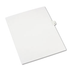 Buy Preprinted Legal Exhibit Index Dividers, Allstate Style, Helvetica Regular Individual Numbers