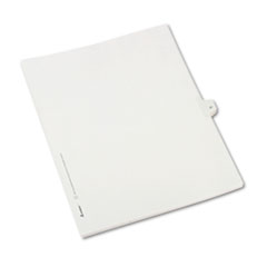 Buy Preprinted Legal Exhibit Index Dividers, Allstate Style, Helvetica Regular Individual Numbers