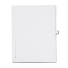 Buy Preprinted Legal Exhibit Index Dividers, Allstate Style, Helvetica Regular Individual Numbers