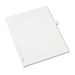 Buy Preprinted Legal Exhibit Index Dividers, Allstate Style, Helvetica Regular Individual Numbers