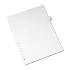Buy Preprinted Legal Exhibit Index Dividers, Allstate Style, Helvetica Regular Individual Numbers