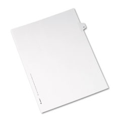 Buy Preprinted Legal Exhibit Index Dividers, Allstate Style, Helvetica Regular Individual Numbers