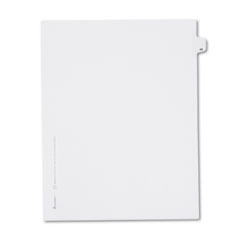 Buy Preprinted Legal Exhibit Index Dividers, Allstate Style, Helvetica Regular Individual Numbers
