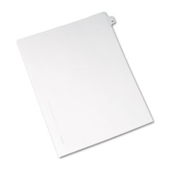 Buy Preprinted Legal Exhibit Index Dividers, Allstate Style, Helvetica Regular Individual Numbers