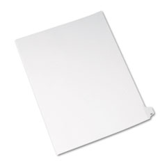 Buy Preprinted Legal Exhibit Index Dividers, Allstate Style, Helvetica Regular Individual Numbers