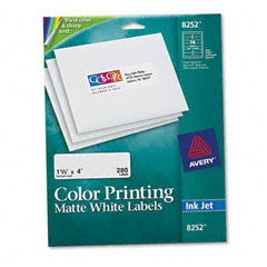Buy Avery Inkjet Matte White Printing Labels