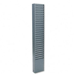 Buddy Products Fixed Size 25-Pocket Steel Time Card Rack Image