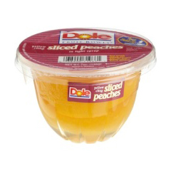 Fruit Bowls - Sliced Peaches