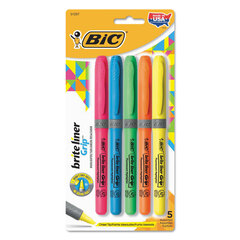 Buy Brite Liner Grip Highlighter, Five-Color Set