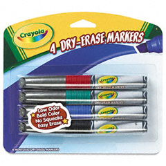 Buy Crayola Dry Erase Marker Four-Color Set