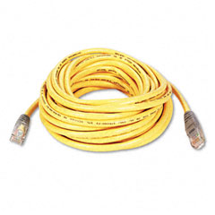 BLKA3X12625YLWM - Belkin&reg; Cat5e, 10/100Base-T Crossover Patch Cable