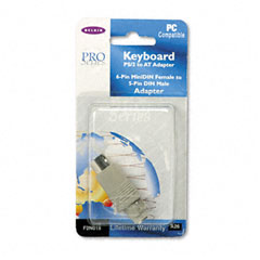 BLKF2N018 - Belkin&reg; Pro Series Reverse Keyboard Adapter, PS/2 to AT