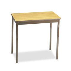 Buy Utility Table with Laminate Top  Steel Legs