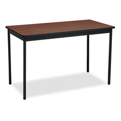 Buy Utility Table with Laminate Top Steel Legs