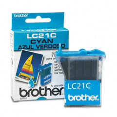 BRTLC21C - Brother&reg; LC21BK, LC21C, LC21M, LC21Y Inkjet Cartridge