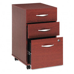Buy Bush Series C Three-Drawer Mobile Pedestal File