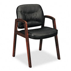 Buy Basyx VL800 Series Guest Chair with Wood Arms